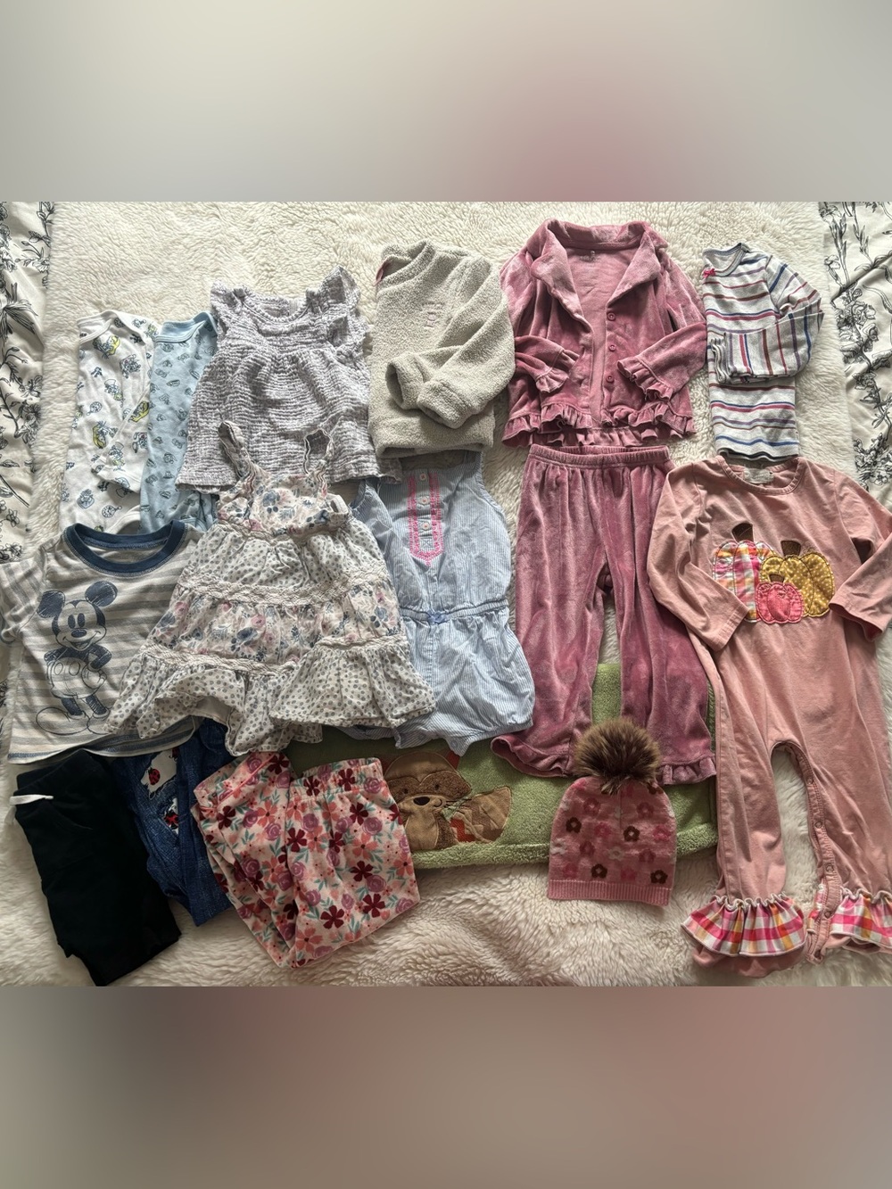 Mixed Brands Little Girls Clothing Bundle Lot Size 24 Months